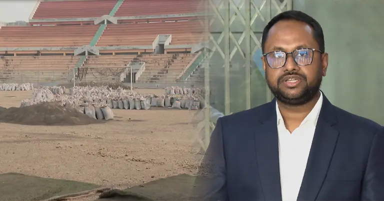 ‘ফিফার প্রতিনিধি দলের ভুলের কারণে টার্ফ বসানোর কাজ পিছিয়ে গেছে’